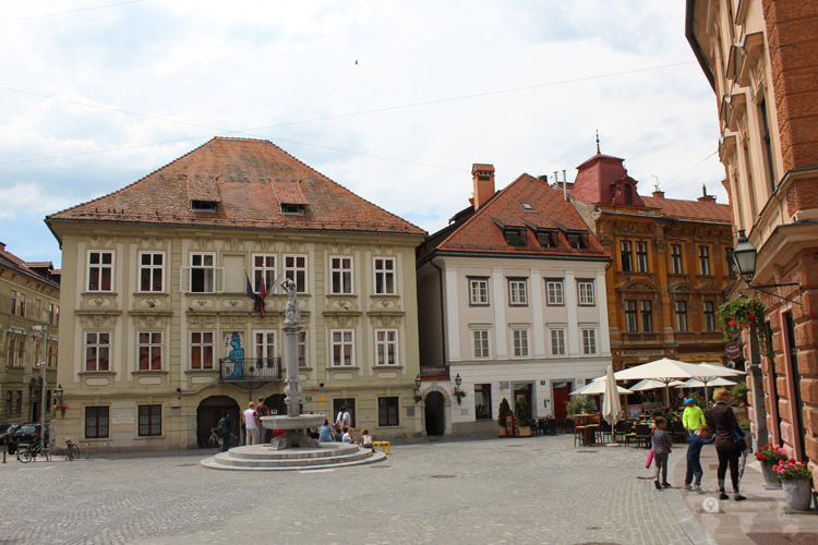 la vieille ville de Ljubljana 