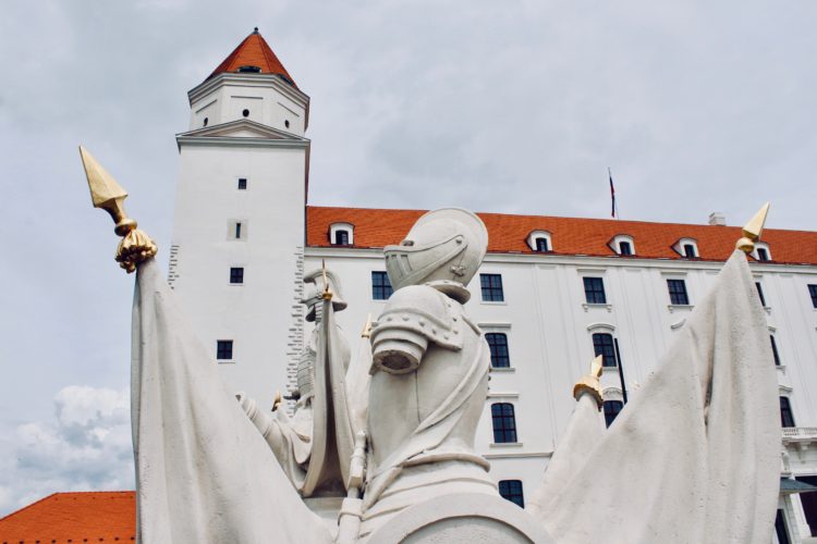 Entrée du château de Bratislava